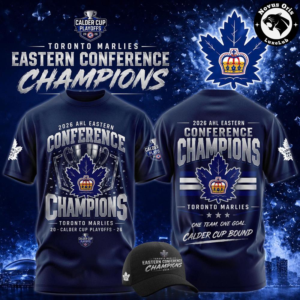 Toronto Marlies 2026 Calder Cup Playoffs AHL Champions Commemorative T-Shirt