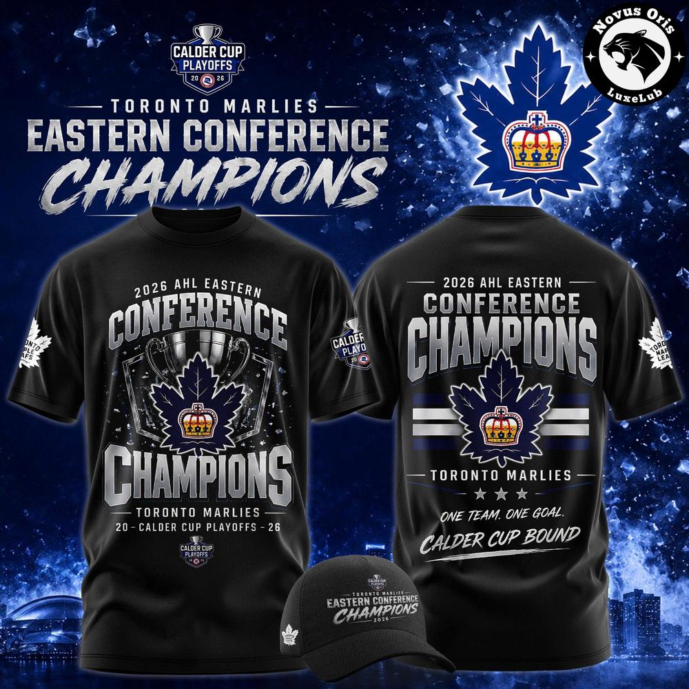 Toronto Marlies 2026 Calder Cup Playoffs AHL Champions Commemorative T-Shirt