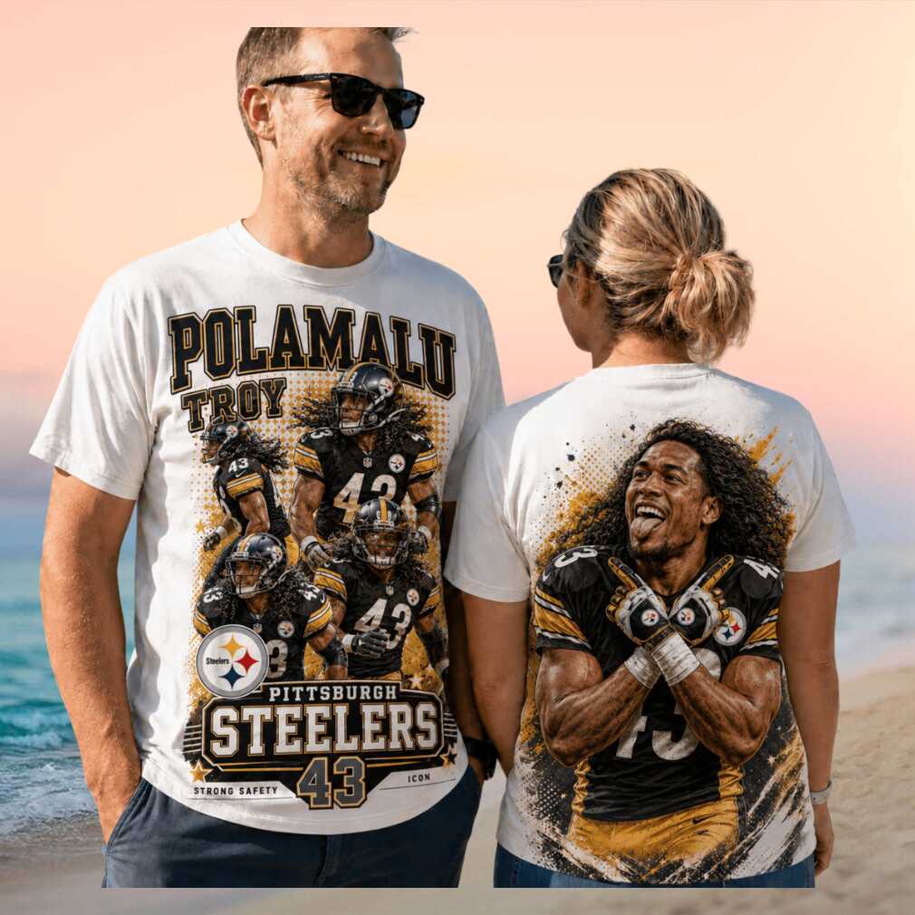 Troy Polamalu Pittsburgh Steelers Vintage 43 Football Legend Fan Gift Men Women Shirt - Limotees LLC