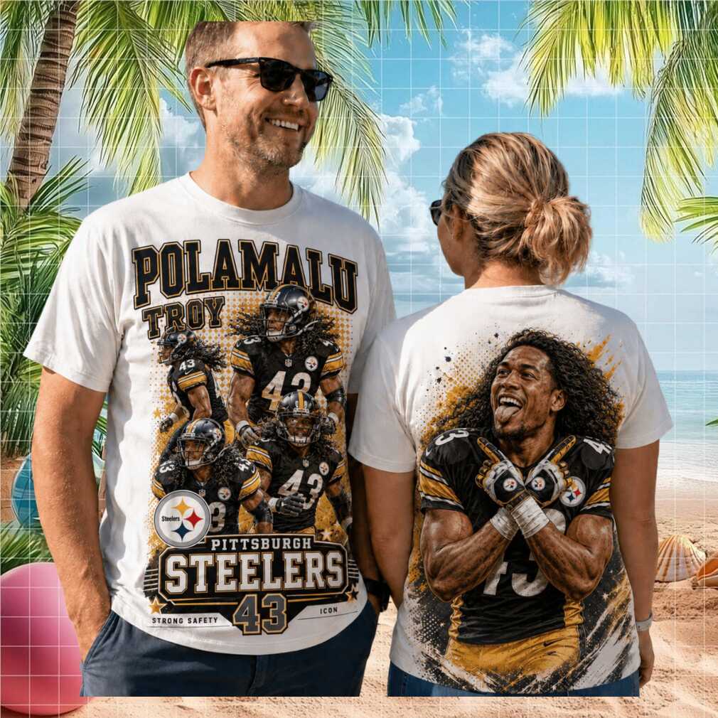 Troy Polamalu Pittsburgh Steelers Vintage 43 Football Legend Fan Gift Men Women Shirt - Limotees LLC