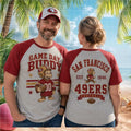San Francisco Football Monkey Mascot Game Day Raglan Shirt