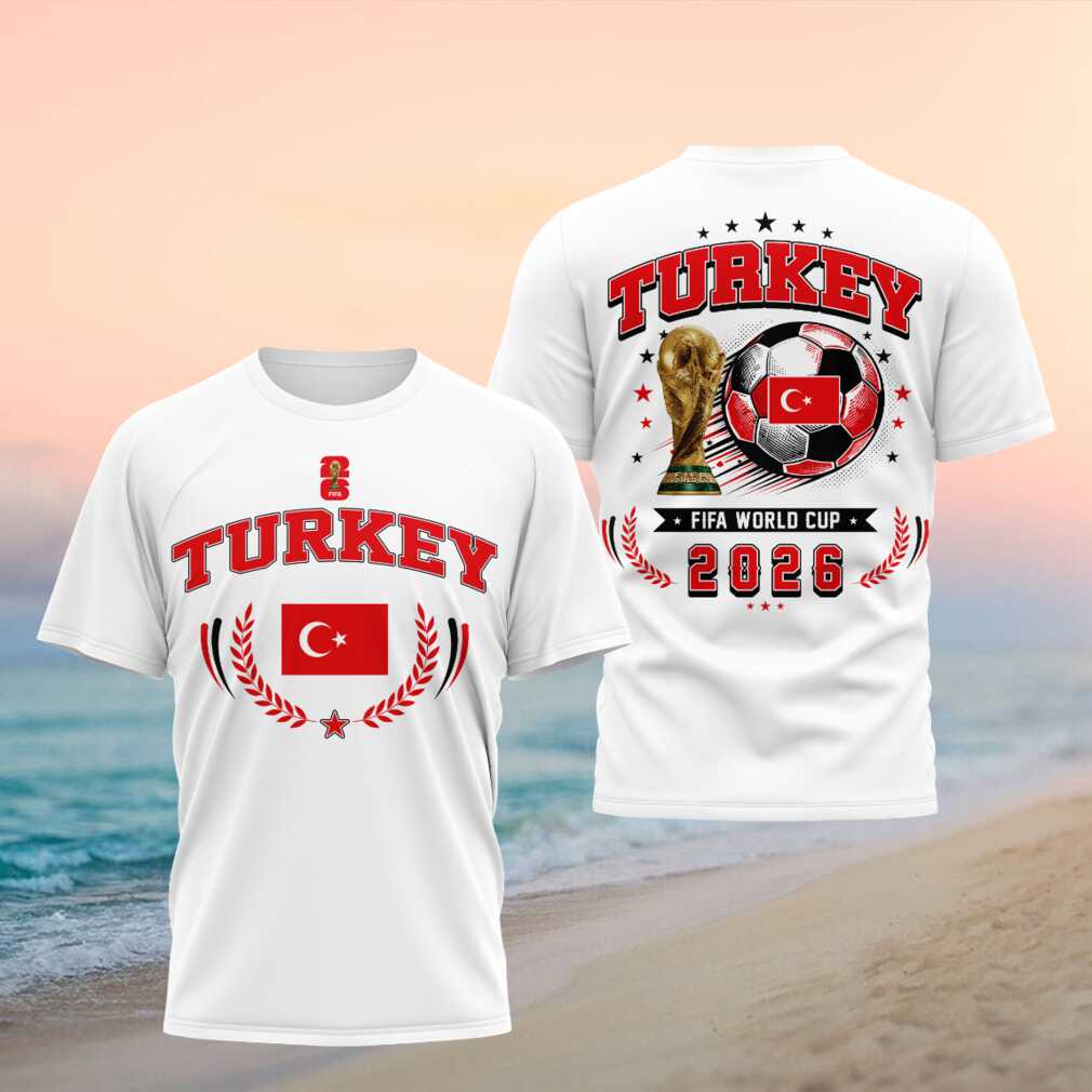 Turkey FIFA World Cup 2026 Football Tournament National Team Fans Shirt - Limotees LLC