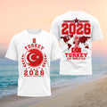 Turkey FIFA World Cup 2026 National Team Soccer Fan Sport Performance Shirt
