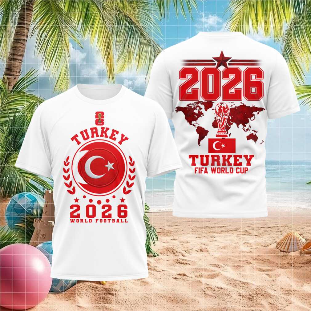 Turkey FIFA World Cup 2026 National Team Soccer Fan Sport Performance Shirt