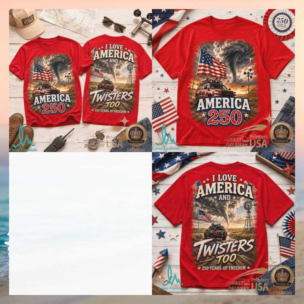 Twisters America 250 Storm Chaser Patriotic USA Freedom Shirt - Limotees LLC
