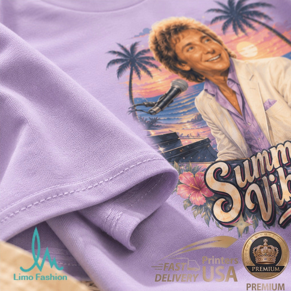 Barry Manilow Summer Vibes Concert Tour Vintage Aesthetic Shirt - Limotees LLC