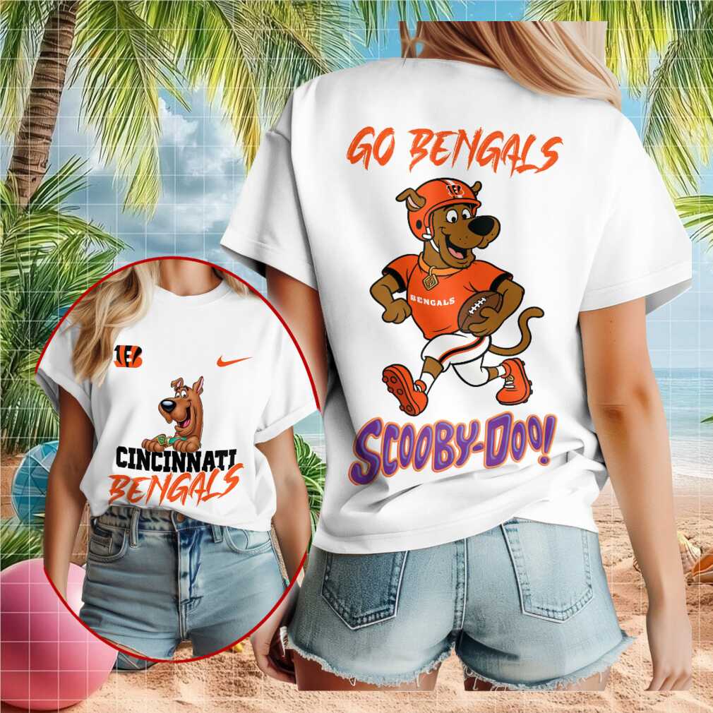 Cincinnati Bengals Scooby Doo Football Cartoon Character Shirt