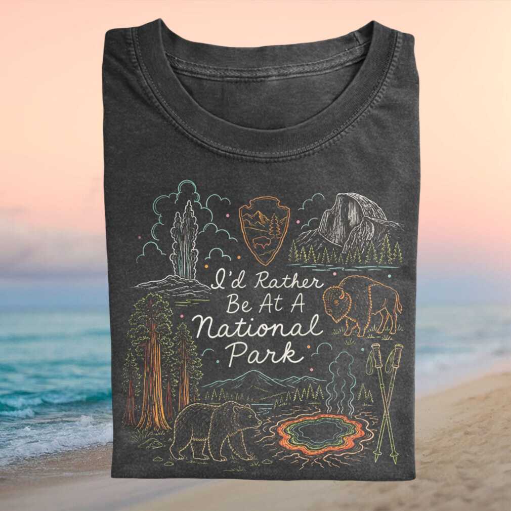 US National Park Wilderness Retro Outdoor Adventure Hiking Camping Nature Lover Travel Shirt - Limotees LLC