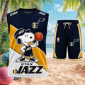 Utah Jazz Snoopy Basketball Shirt