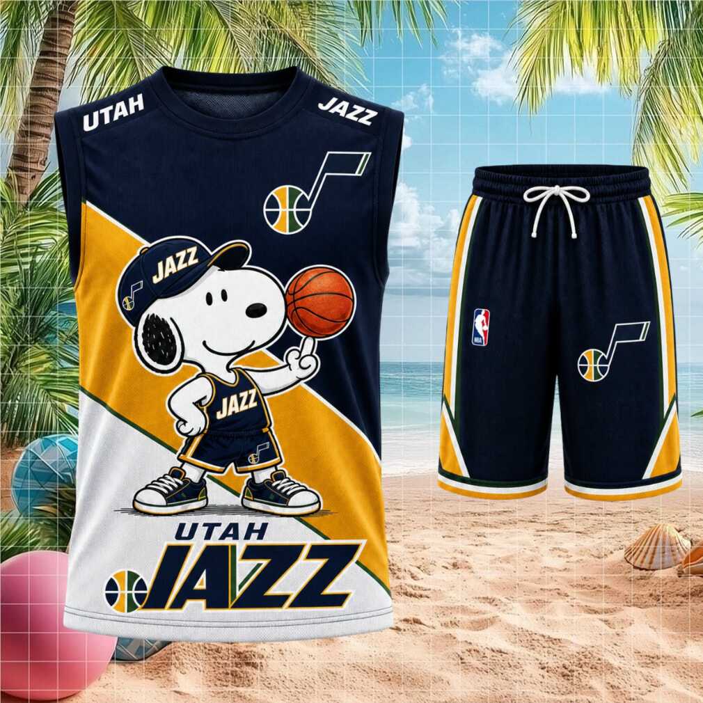 Utah Jazz Snoopy Basketball Shirt