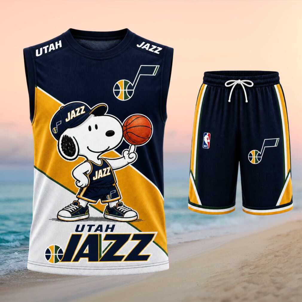Utah Jazz Snoopy Basketball Shirt