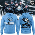 Utah Mammoth 2026 Stanley Cup Playoffs Clinched Light Blue Hoodie