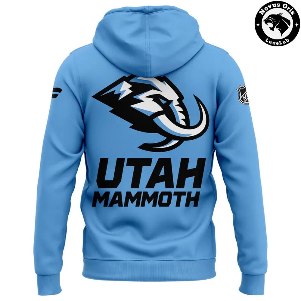 Utah Mammoth 2026 Stanley Cup Playoffs Clinched Light Blue Hoodie