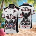 Atlanta Falcons Rise Up Stadium Skyline Wings Football Shirt - Limotees LLC