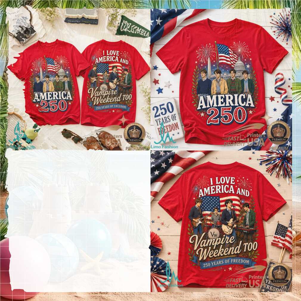 Vampire Weekend America 250 Years Of Freedom Patriotic Shirt - Limotees LLC