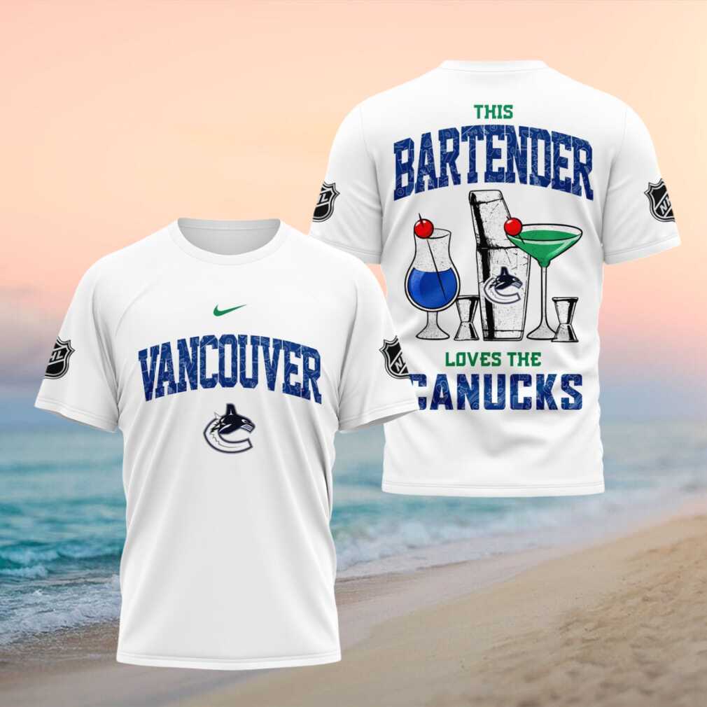 Vancouver Canucks Bartender Fan Hockey Graphic Shirt - Limotees LLC