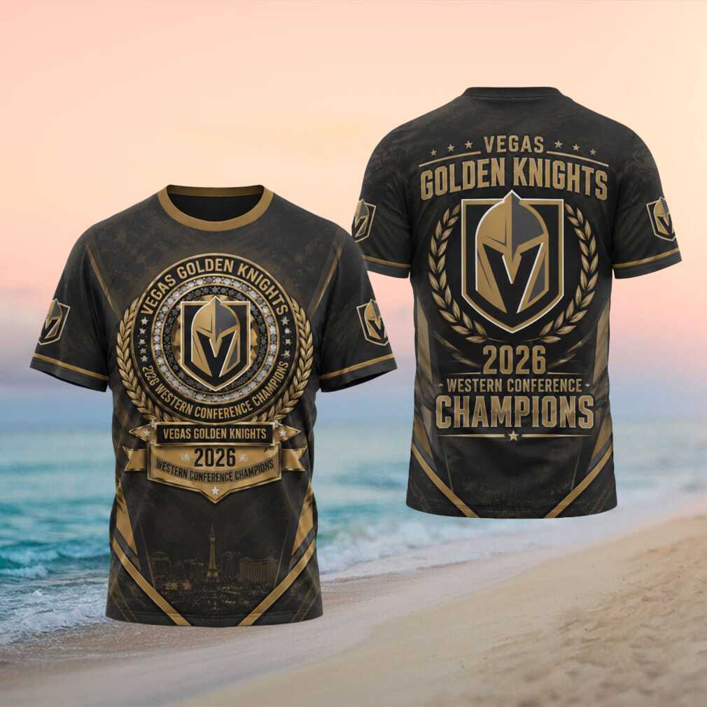 Vegas Golden Knights 2026 Western Conference Champions Hockey Fans Men Women Shirt