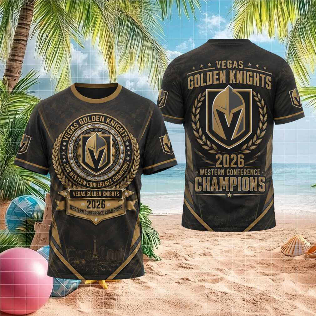 Vegas Golden Knights 2026 Western Conference Champions Hockey Fans Men Women Shirt