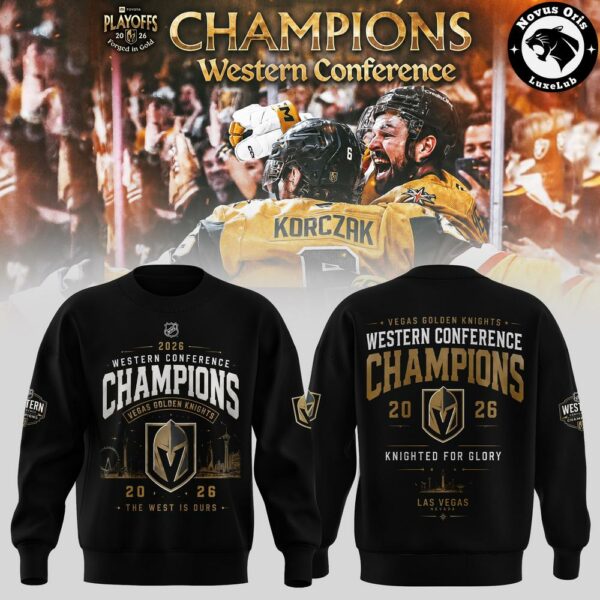 Vegas Golden Knights 2026 Western Conference Champions Sweatshirt