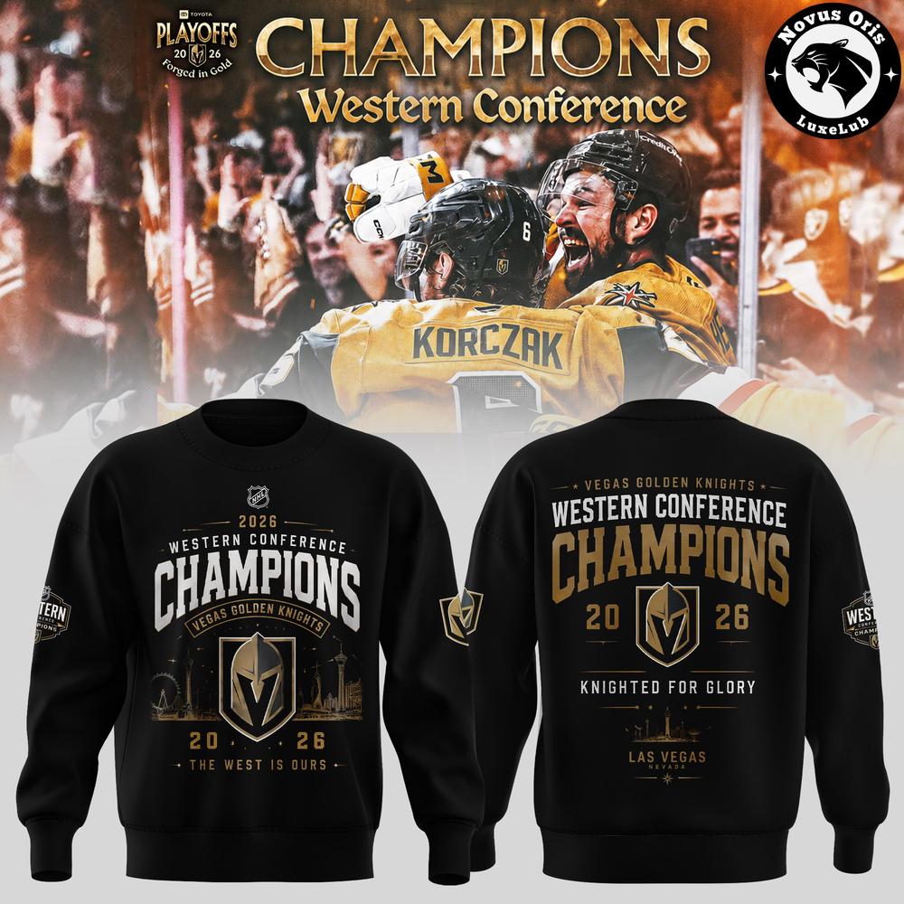 Vegas Golden Knights 2026 Western Conference Champions Sweatshirt
