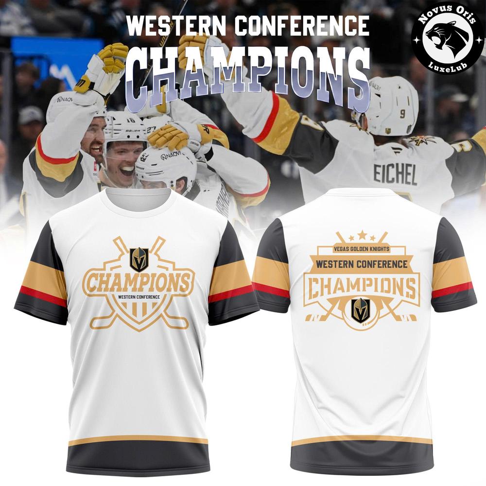 Vegas Golden Knights 2026 Western Conference Champions T-Shirt