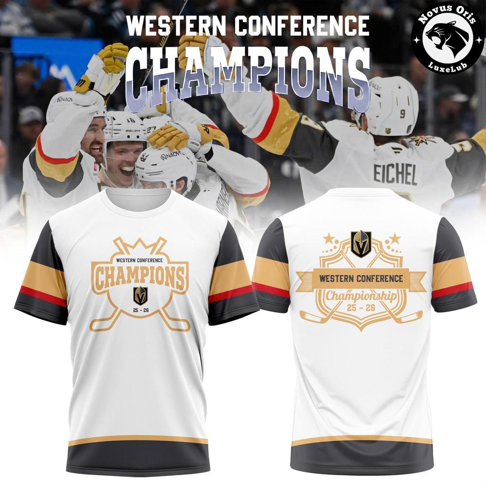 Vegas Golden Knights 2026 Western Conference Champions T-Shirt