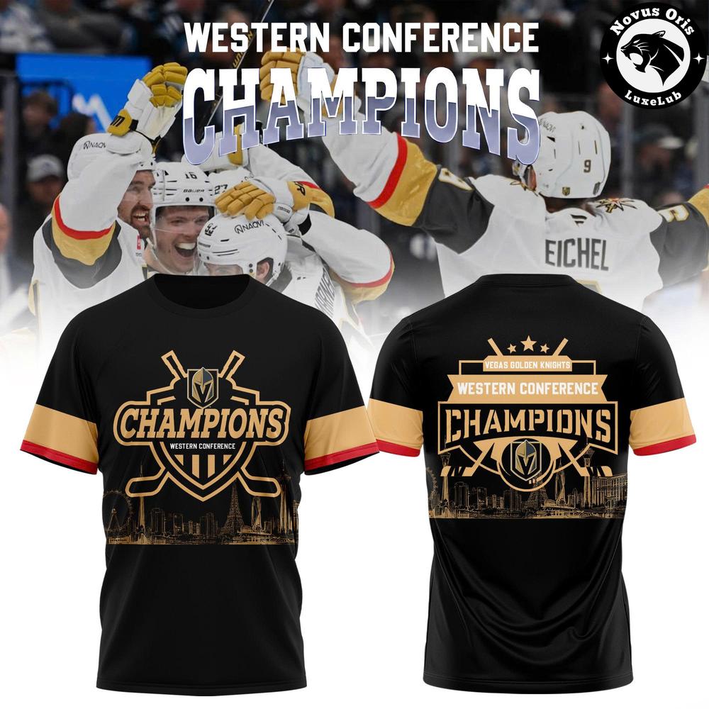 Vegas Golden Knights 2026 Western Conference Champions T-Shirt