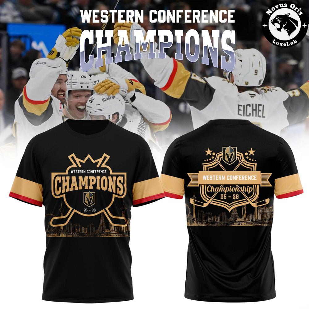 Vegas Golden Knights 2026 Western Conference Champions T-Shirt