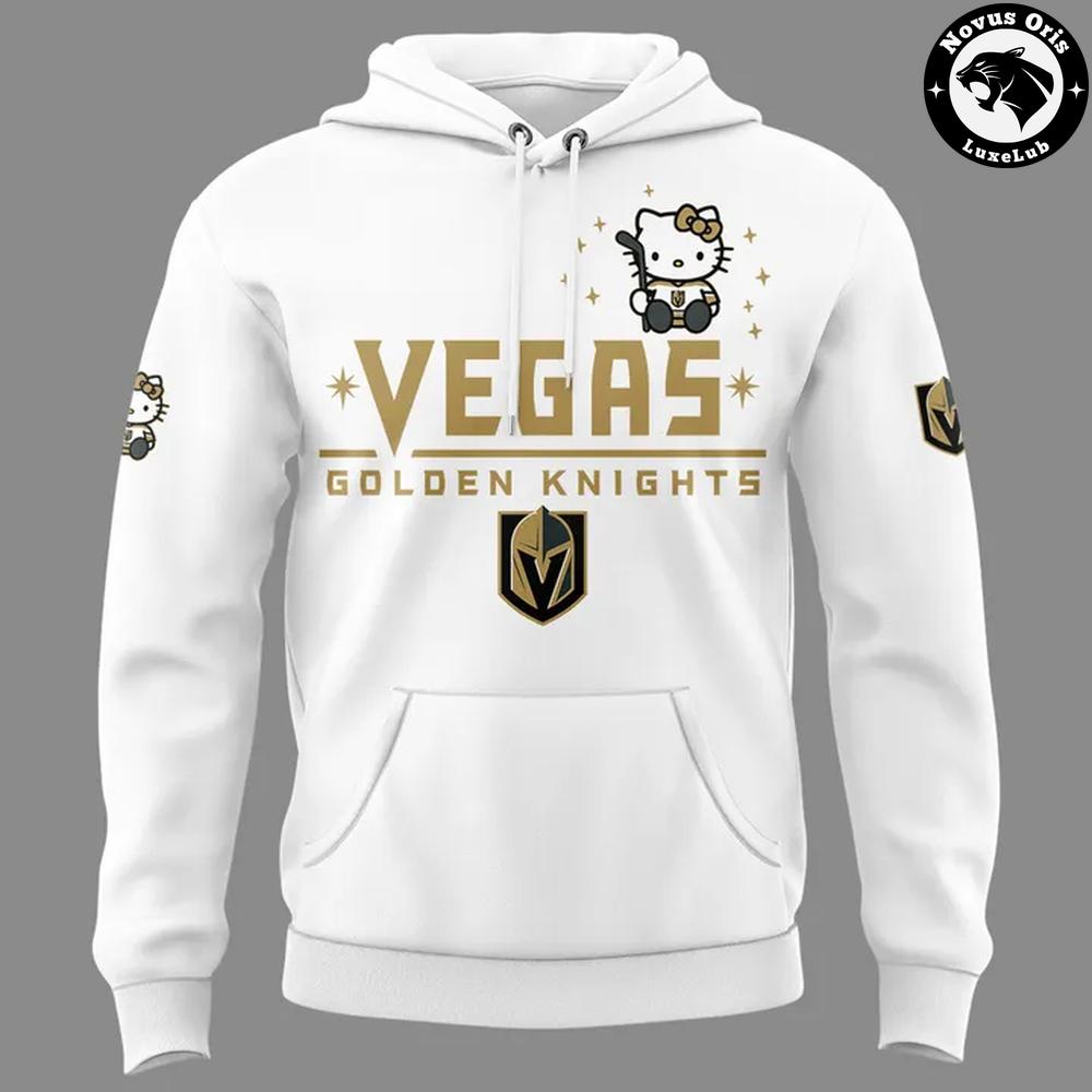 Vegas Golden Knights x Hello Kitty Hockey Cute Limited Edition Hoodie