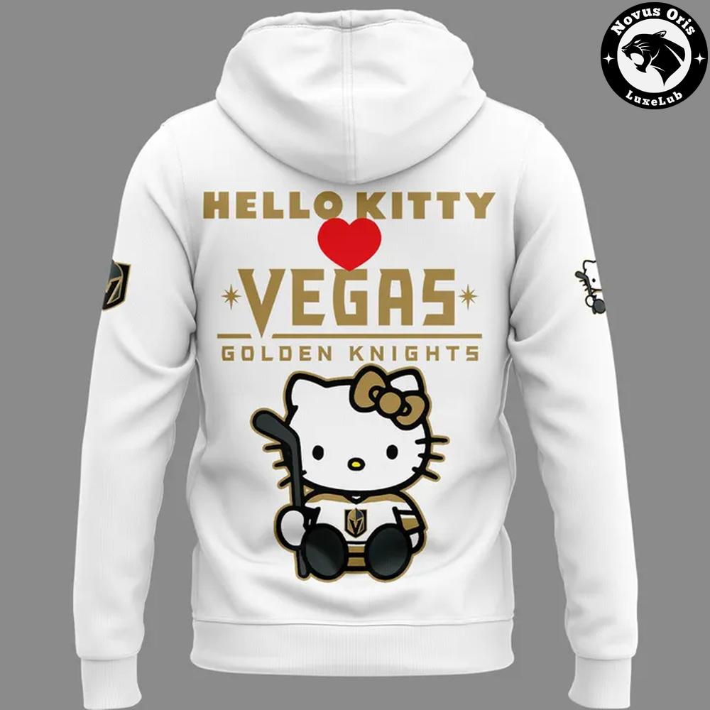 Vegas Golden Knights x Hello Kitty Hockey Cute Limited Edition Hoodie