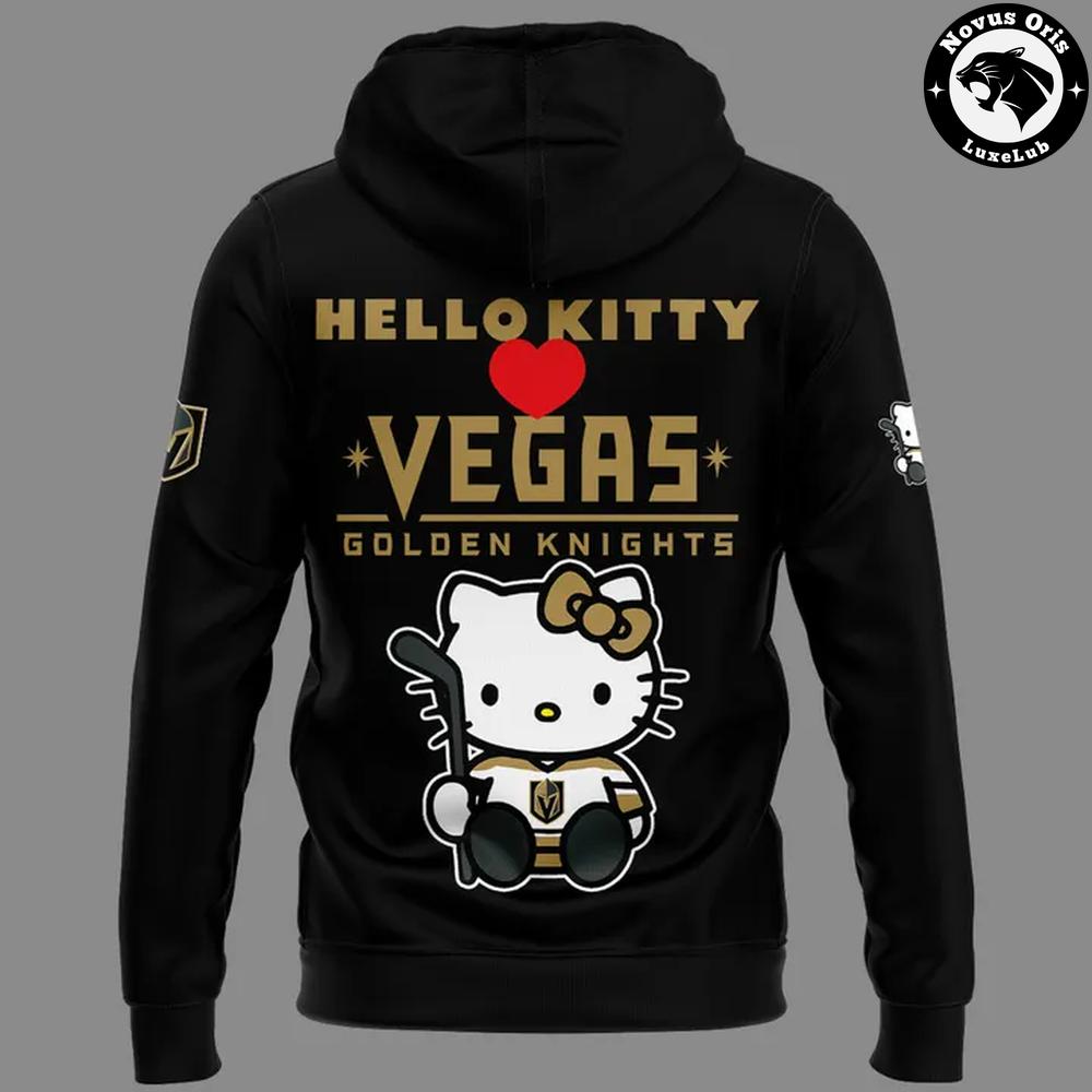 Vegas Golden Knights x Hello Kitty Hockey Cute Limited Edition Hoodie