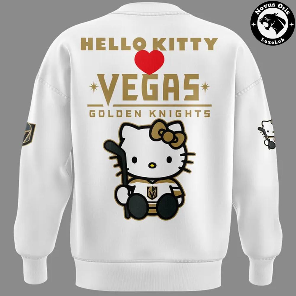 Vegas Golden Knights x Hello Kitty Hockey Cute Limited Edition Sweatshirt