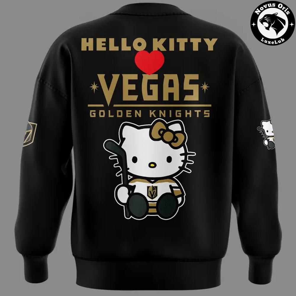 Vegas Golden Knights x Hello Kitty Hockey Cute Limited Edition Sweatshirt