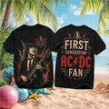 Vintage ACDC First Generation Fan Retro Rock Band Shirt