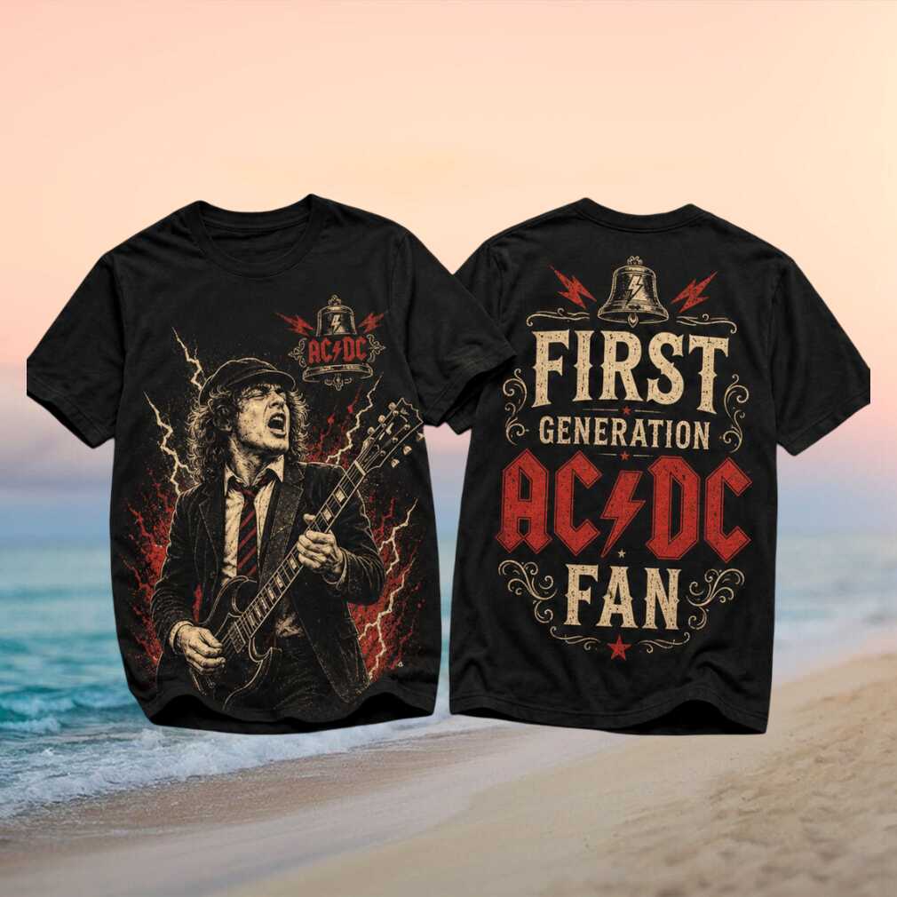 Vintage ACDC First Generation Fan Retro Rock Band Shirt