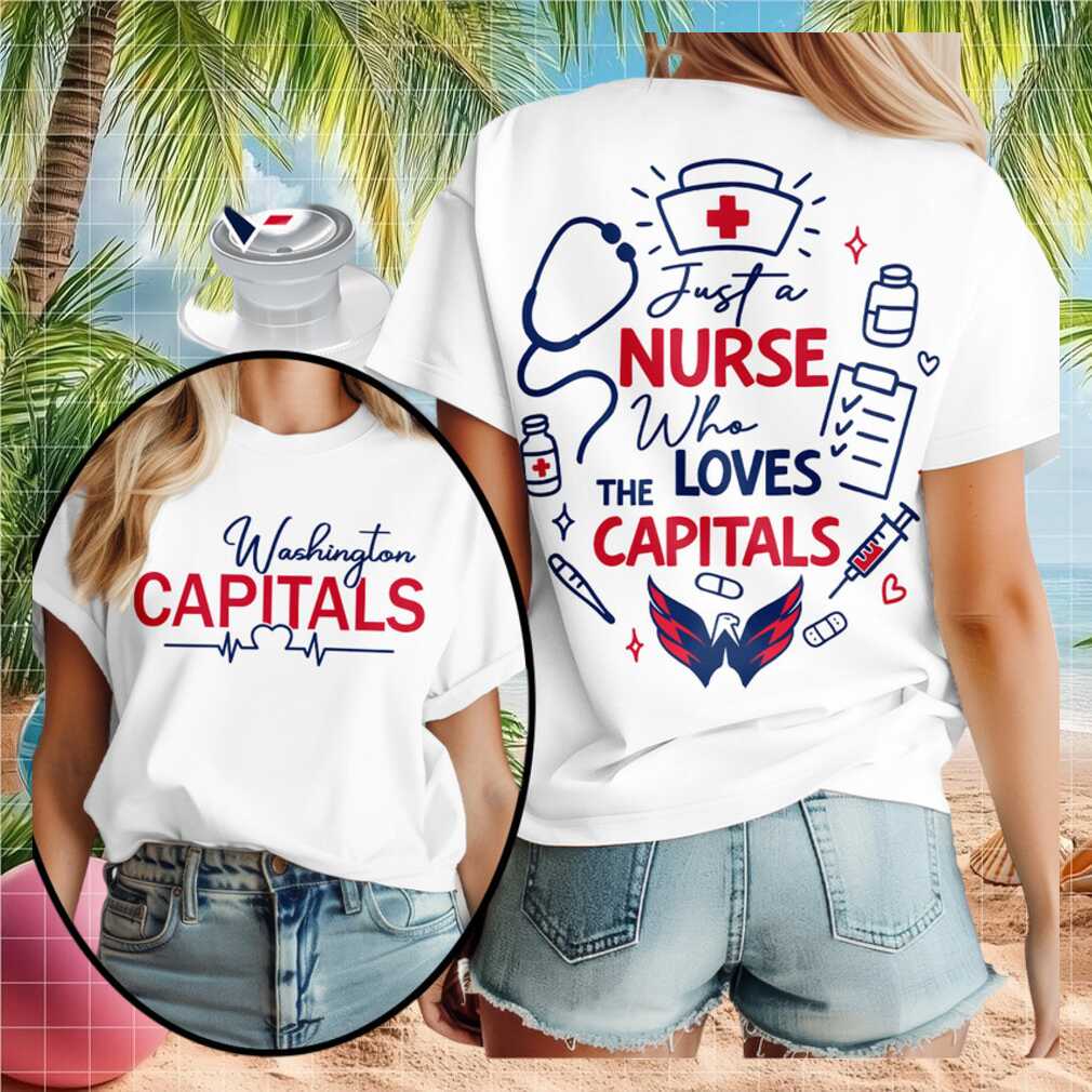 Washington Capitals Nurse Medical Stethoscope Just A Nurse Shirt
