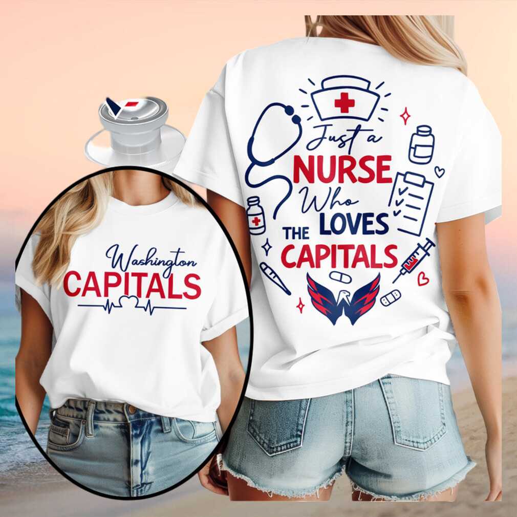 Washington Capitals Nurse Medical Stethoscope Just A Nurse Shirt