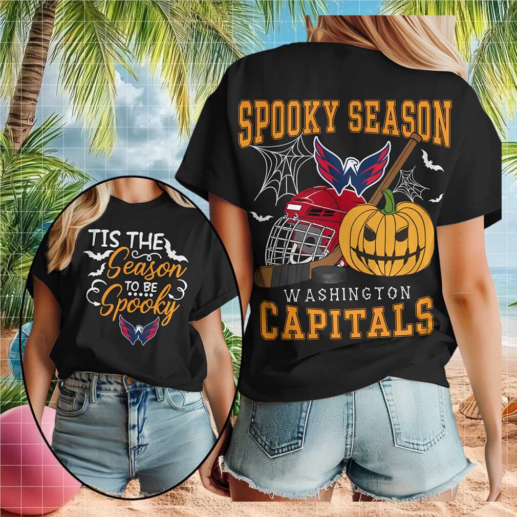 Washington Capitals Spooky Season Pumpkin Hockey Shirt