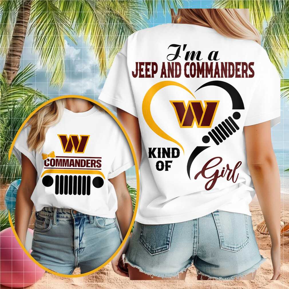 Washington Commanders Jeep Heartbeat Fan Shirt