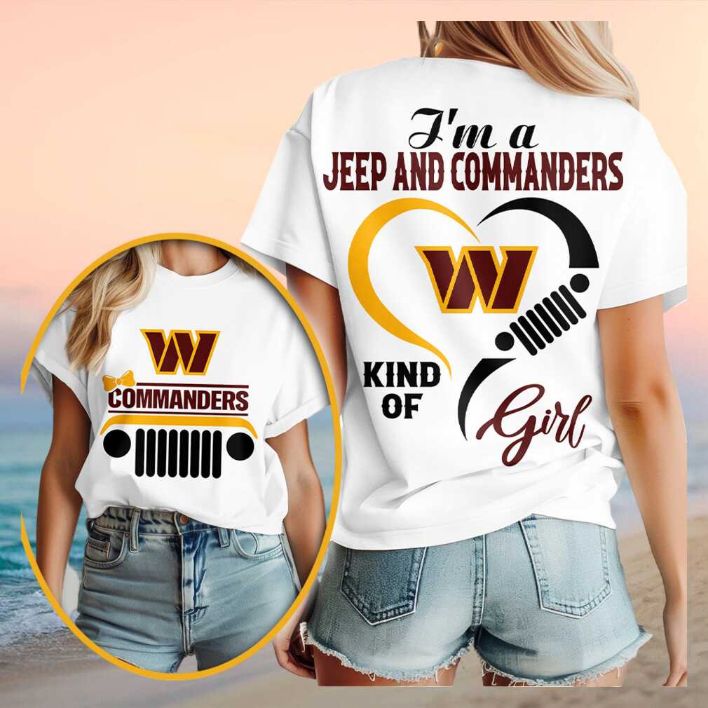 Washington Commanders Jeep Heartbeat Fan Shirt