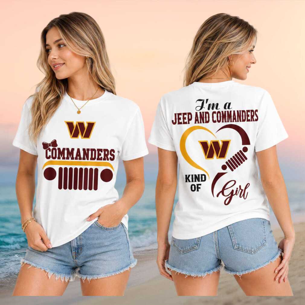 Washington Commanders Jeep Heartbeat Football Fan Shirt