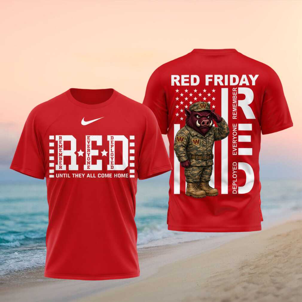 Washington Commanders Military Mascot Red Friday Patriotic Shirt