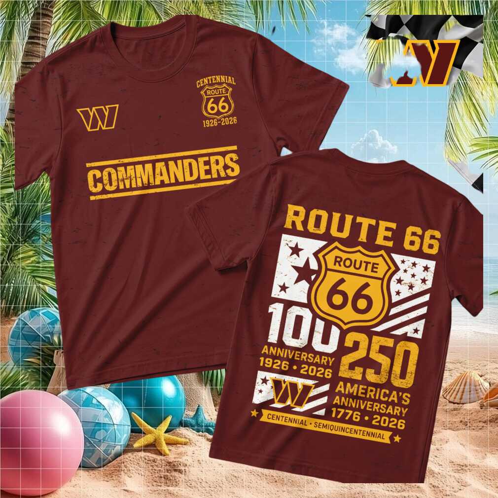 Washington Commanders Route 66 Centennial Anniversary Shirt
