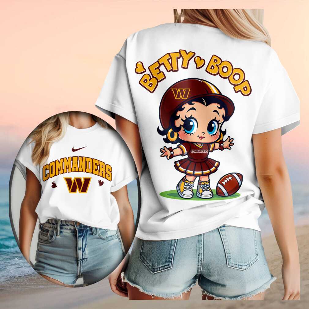 Washington Football Betty Boop Cheerleader Cute Shirt