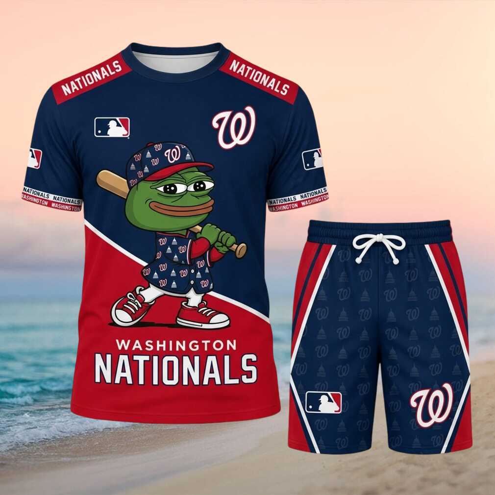 Washington Nationals Pepe Frog Baseball Shirt