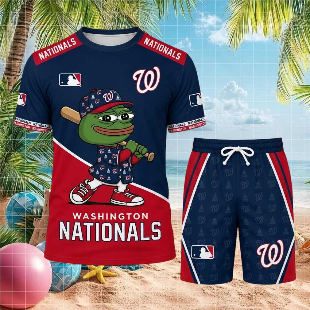 Washington Nationals Pepe Frog Baseball Shirt