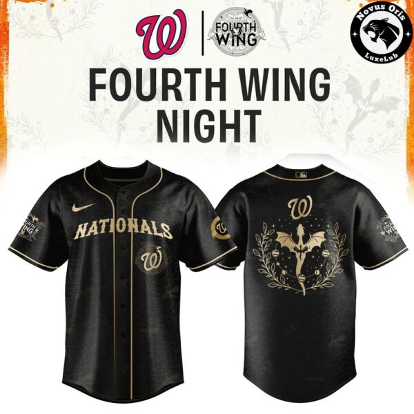 Washington Nationals x Fourth Wing Night 2026 Limited Baseball Jersey