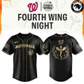 Washington Nationals x Fourth Wing Night 2026 Limited Baseball Jersey