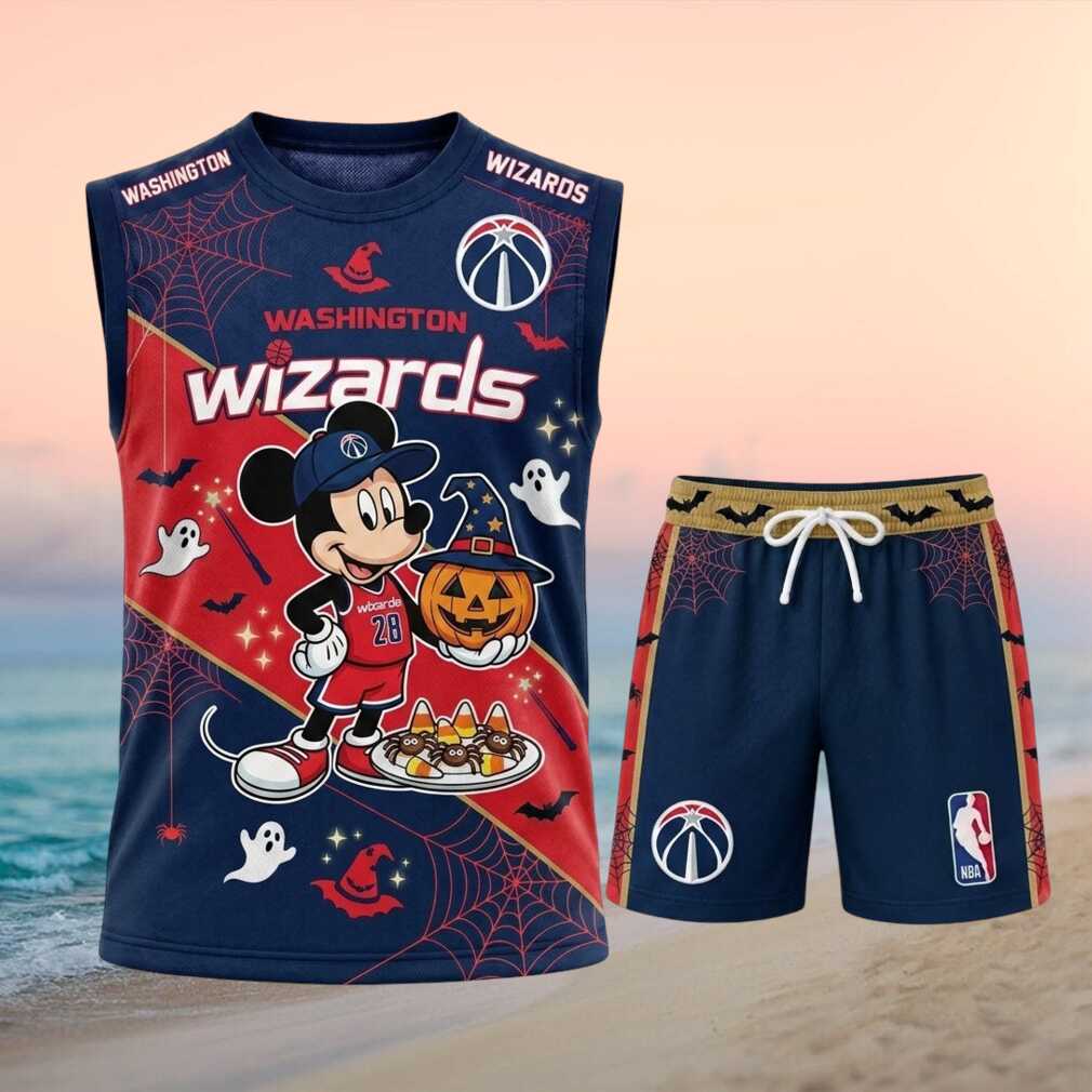Washington Wizards Mickey Halloween Basketball Shirt