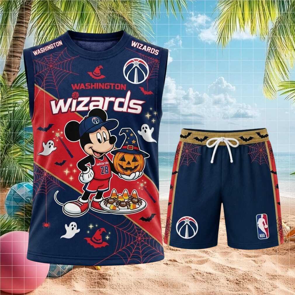 Washington Wizards Mickey Halloween Basketball Shirt